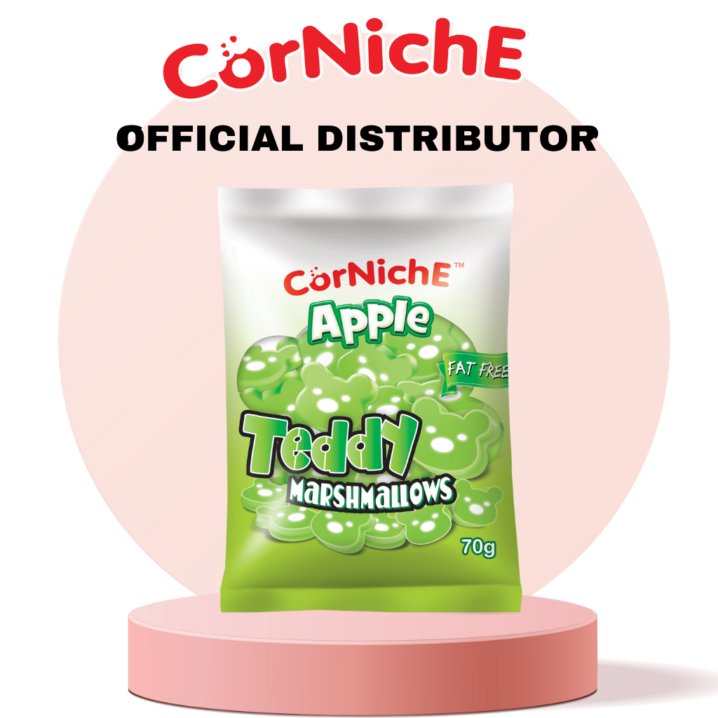 Kẹo xốp marshmallows vị táo 70g