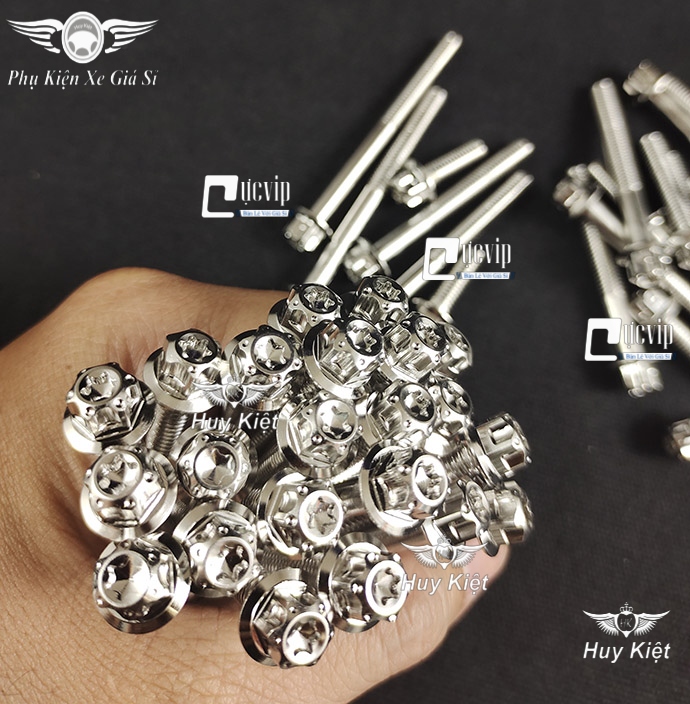 Bộ ốc lốc máy salaya inox 304 cho winner, exciter, sonic, raider, satria, sirius, future, sh, jupiter, vision, dream, wave