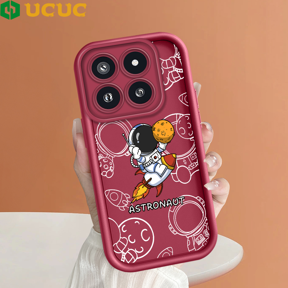 UCUC%20for%20Xiaomi%2014%20Pro%205G%20Back%20Cover%20Wandering%20Space%20Soft%20Silicone%20Square%20Ladder%20Phone%20Case%20-%20Image%202