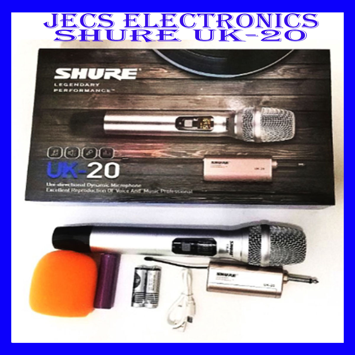 SHURE WIRELESS MICROPHONE UK20 Lazada PH