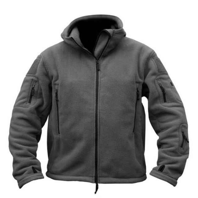 Outerwear Outdoor Work Coat Winter Airsoft Military Jacket Mens Fleece Tactical Jacket Thermal Hooded Jacket Autumn