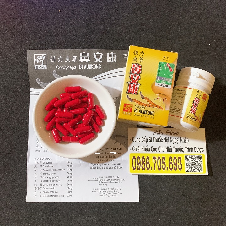 BI AUNKONG - CƯỜNG LỰC TỶ AN KHANG VÀNG – HỖ TRỢ V IÊM MŨI , V IÊM XOANG