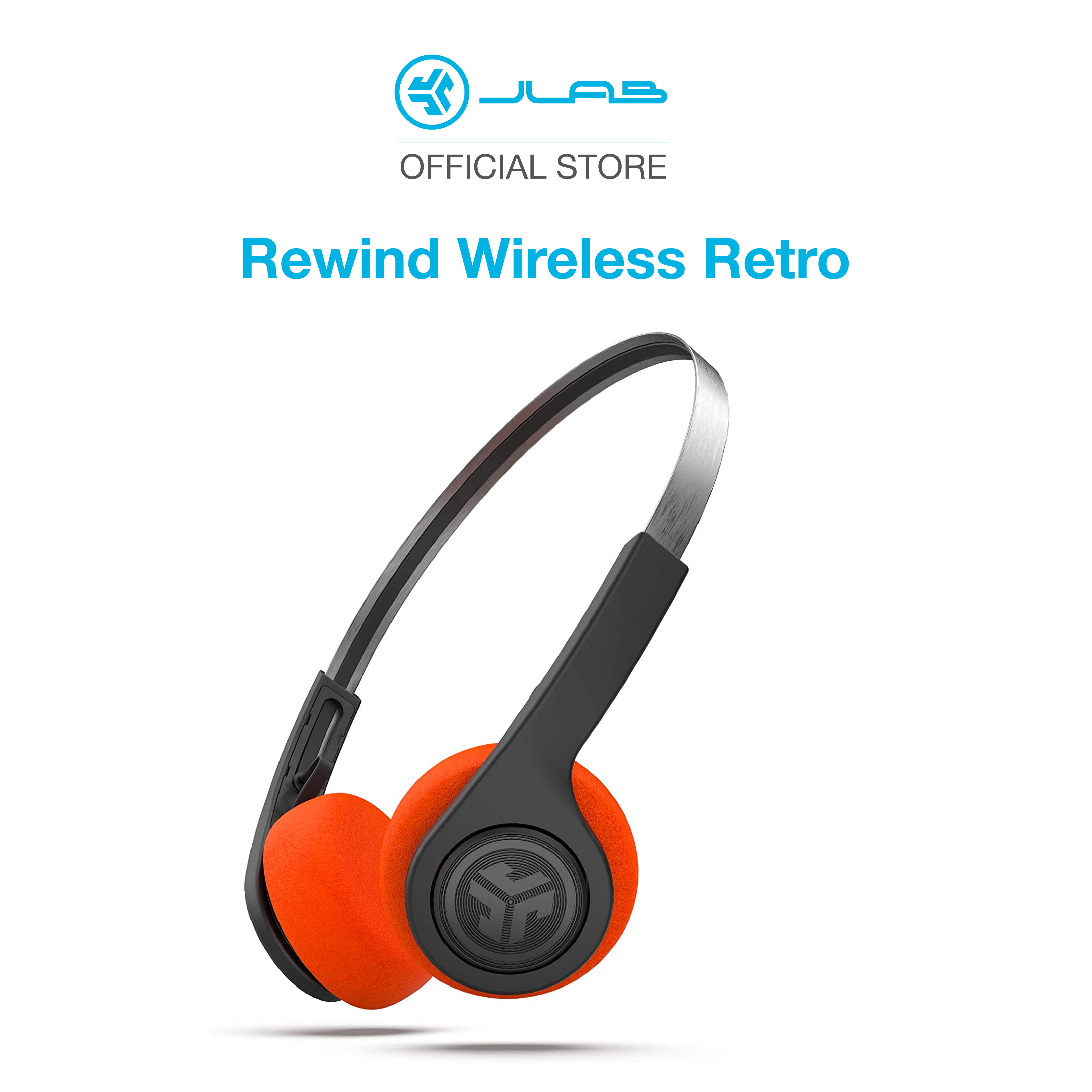 Tai nghe chụp tai Bluetooth Wireless JLab Rewind Retro - Hàng chính hãng thumbnail