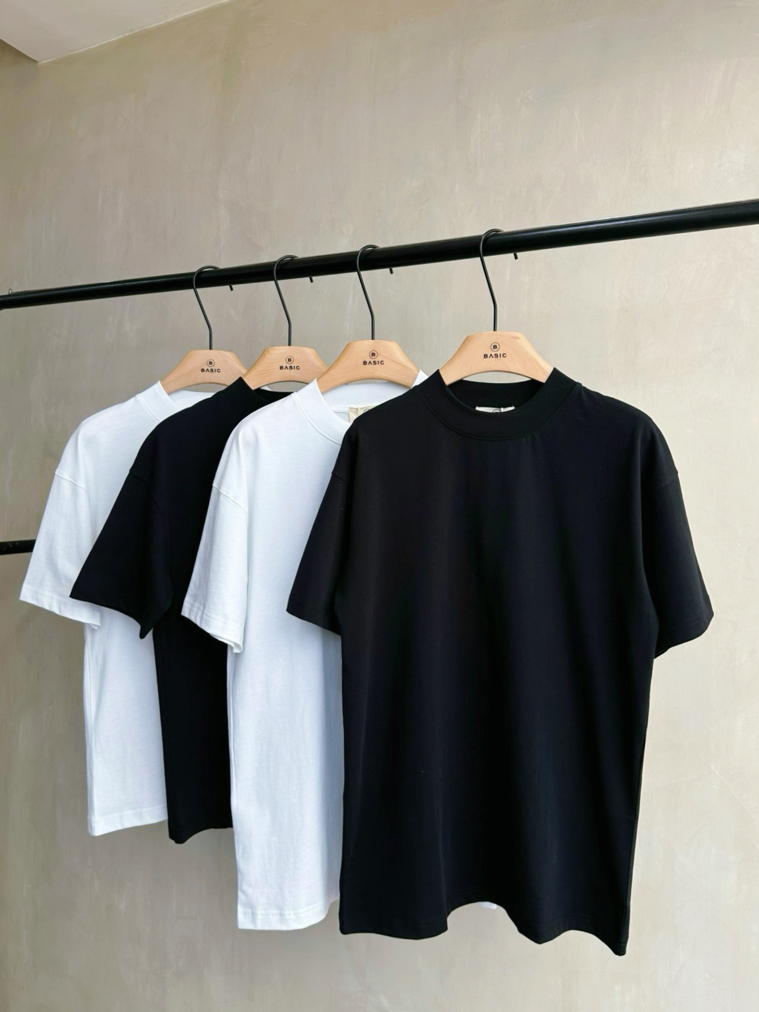 Áo thun trơn tay ngắn BASIC EVEN TEE
