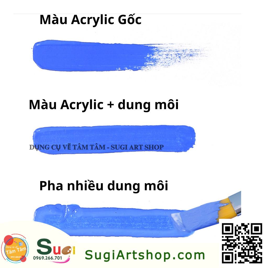 Dung môi pha acrylic, Acrylic medium Binder / Acrylic Medium thiner