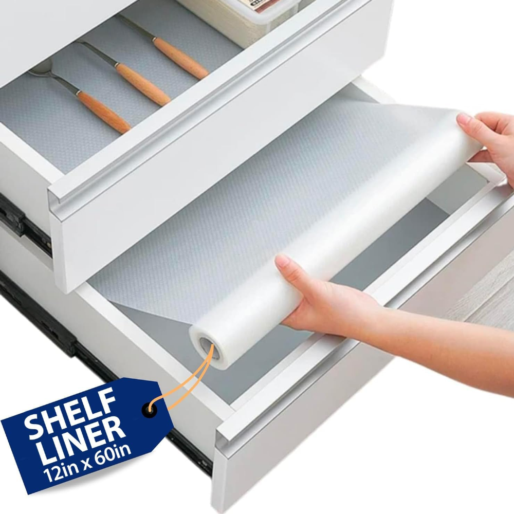 【In-Demand Item】 1 Roll Shelf Liner Drawer Liner for Kitchen Cabinets ...