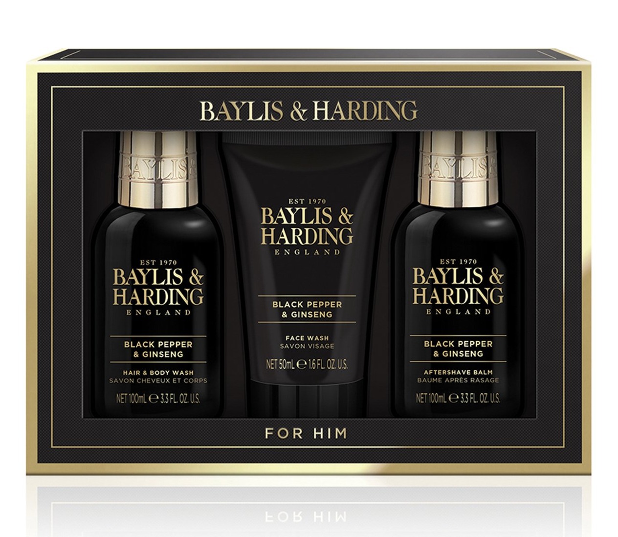 baylis and harding black pepper and ginseng aftershave balm