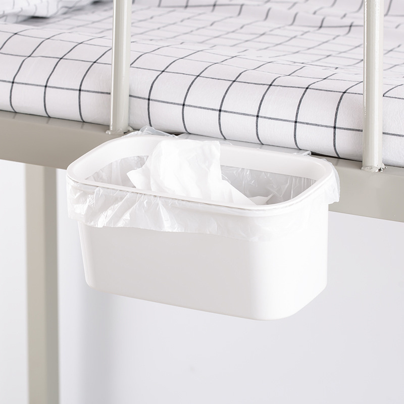 Home Large Capacity Bedside Hanging Basket Shelf Mini Kitchen Waste Bin Rubbish Container Cabinet Storage Rack. 