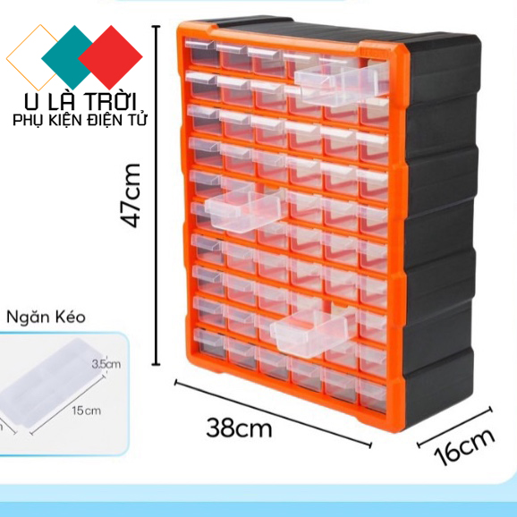 Tủ đựng linh kiện điện tử 60 ngăn
