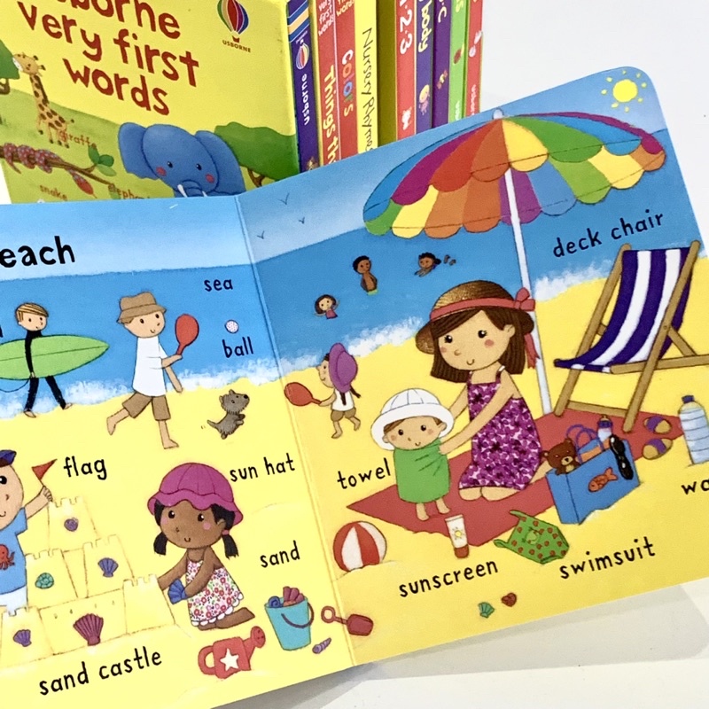 Bộ quà tặng Usborne Very First Words B00ki