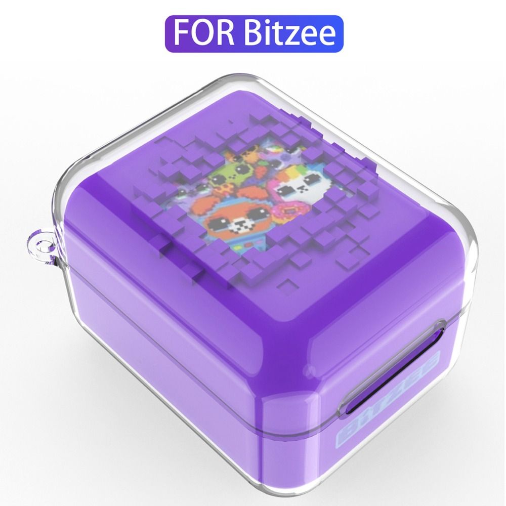 PDG Handheld Game Console Protective Case Shockproof TPU Shell Professional Crystal Clear Digital Pet Machine Cover for Bitzee Interactive Toy