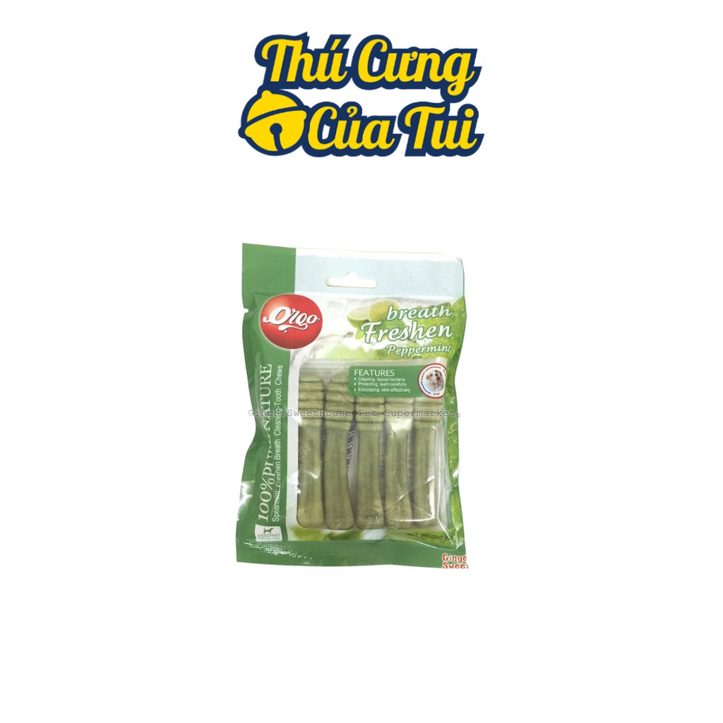 Xương gặm cho chó sạch răng orgo - thú cưng của tui