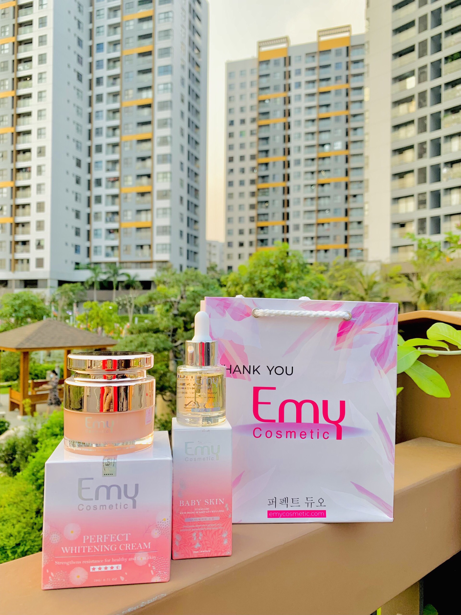Combo Face Serum Dưỡng Ẩm - Kích Trắng EMY COSMETIC