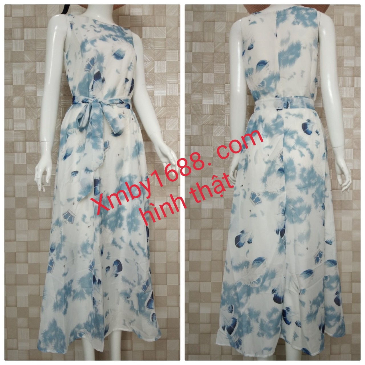 [HCM]ĐẦM MAXI HỌA TIẾT CAO CẤP BEYEU1688 - BY4163