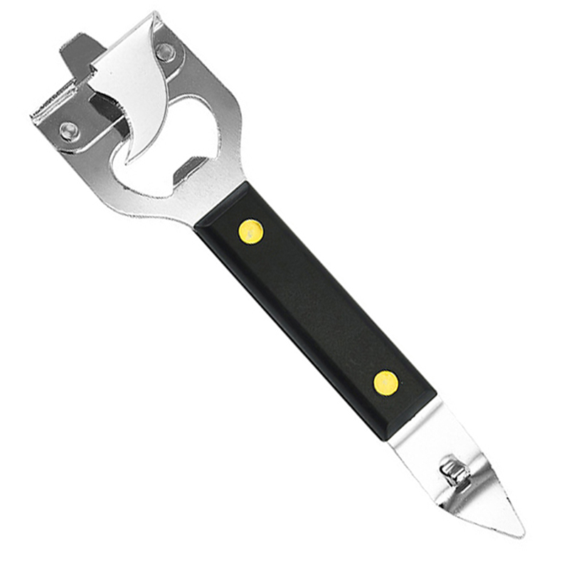 Can Opener Adjustable Stainless Steel Non-Slip Multifunction Manual Jar Bottle Opener Gadget Home Gadgets Accessories.