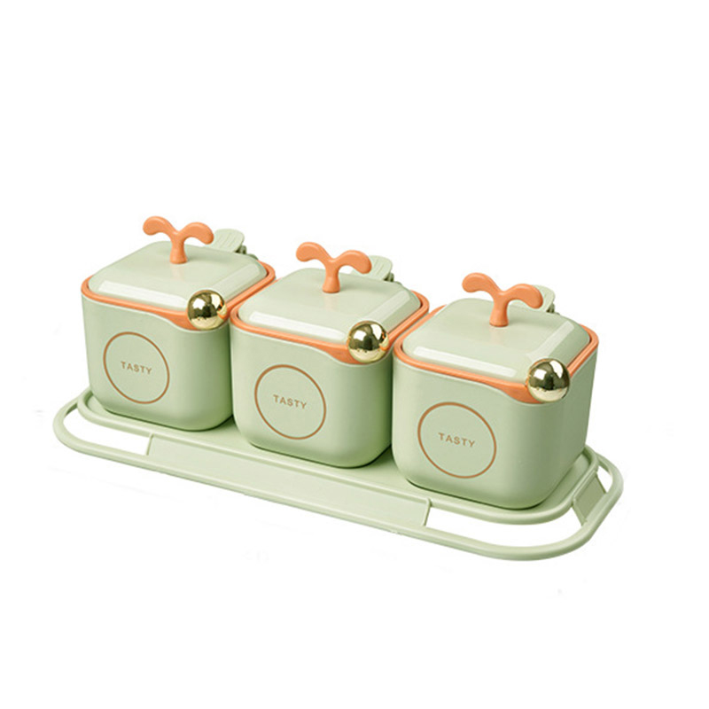 Household kitchen seasoning combination set seasoning box, salt monosodium glutamate jar, seasoning bottle, split seasoning box
