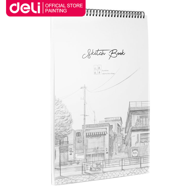 Deli 8K Professional Sketchbook 40 Sheets Sketchbook Thick Paper