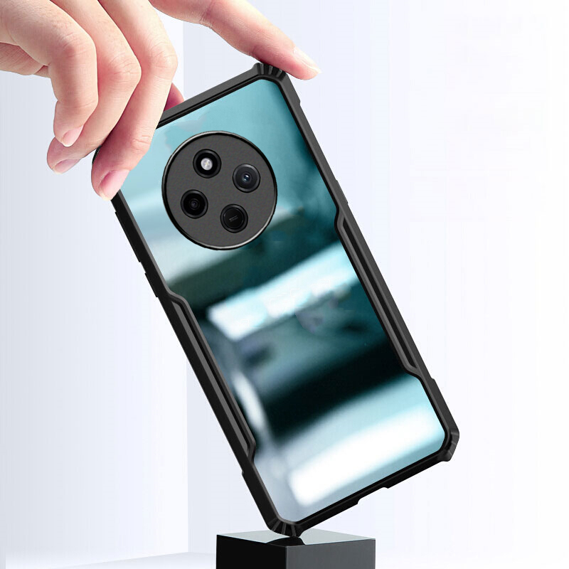 For Redmi 14C Case Transparent Clear Air Protector Soft Frame Hard Shockproof Armor For Xiaomi Redmi 14C Back cover Phone Cases. 