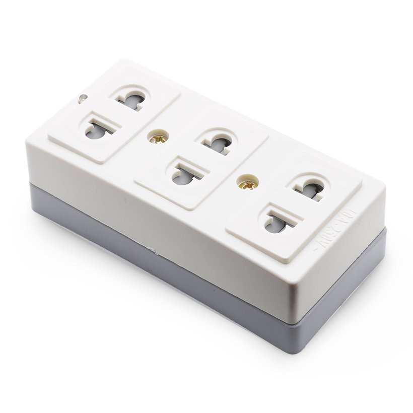 [HCM]Bộ 2 ổ cấm điện 3 lỗ