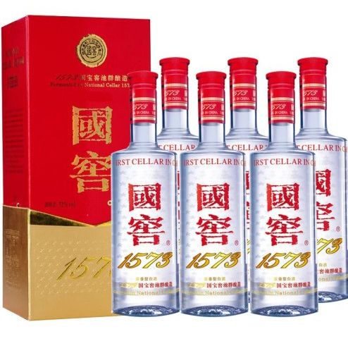 Guojiao 1573 Premium Chinese Liquor - 500ml Glass Bottles, 52% Vol