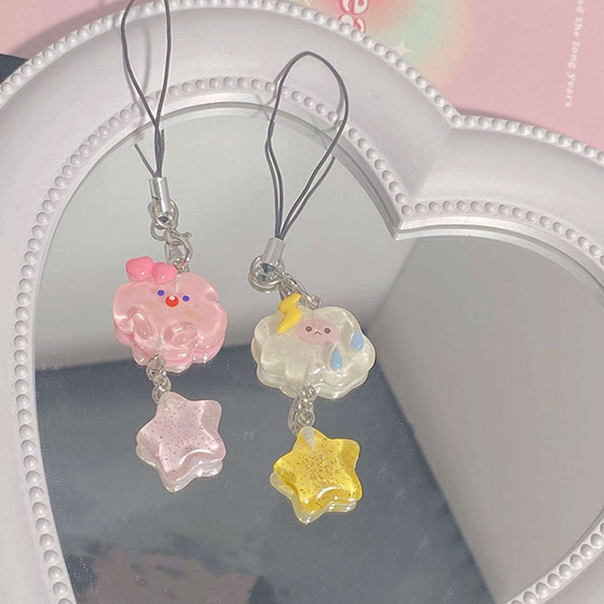 [MISS LAN]Clouds and Stars Mobile Phone Chain