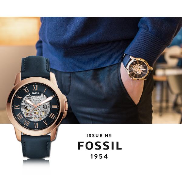 fossil grant chronograph automatic men's watch