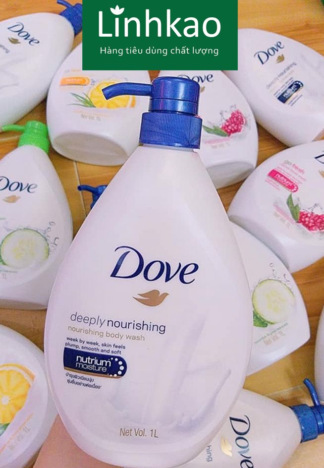 Sữa tắm Dove Dưỡng ẩm Thái Lan 1 Lít