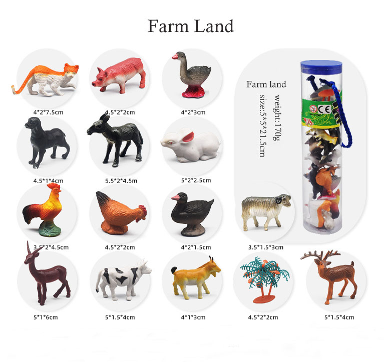 15 Piece Animal Toy, Assorted Mini Dinosaur Animal Farm Animal Realistic  Vinyl Plastic Zoo Play Set | Lazada PH