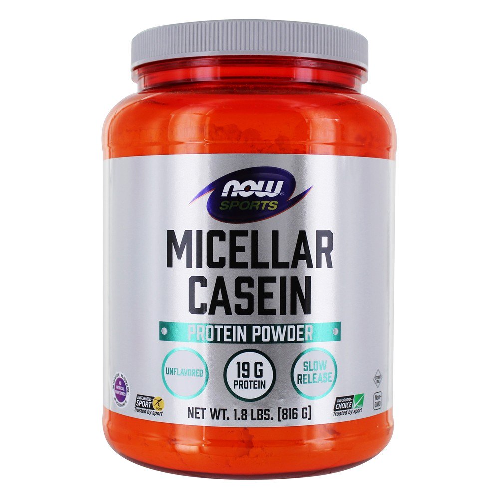 NOW Foods, Sports, Micellar Casein Protein Powder, Unflavored, 1.8 lbs (816  g) | Lazada Singapore