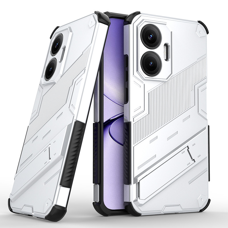 Xiaomi Redmi Turbo 4 Pro/Xiaomi Poco F7 Case with Kickstand, Military-Grade Shockproof Ultra-Thin Slim Fit Hard Cover for Xiaomi Redmi Turbo 4 Pro/Xiaomi Poco F7.