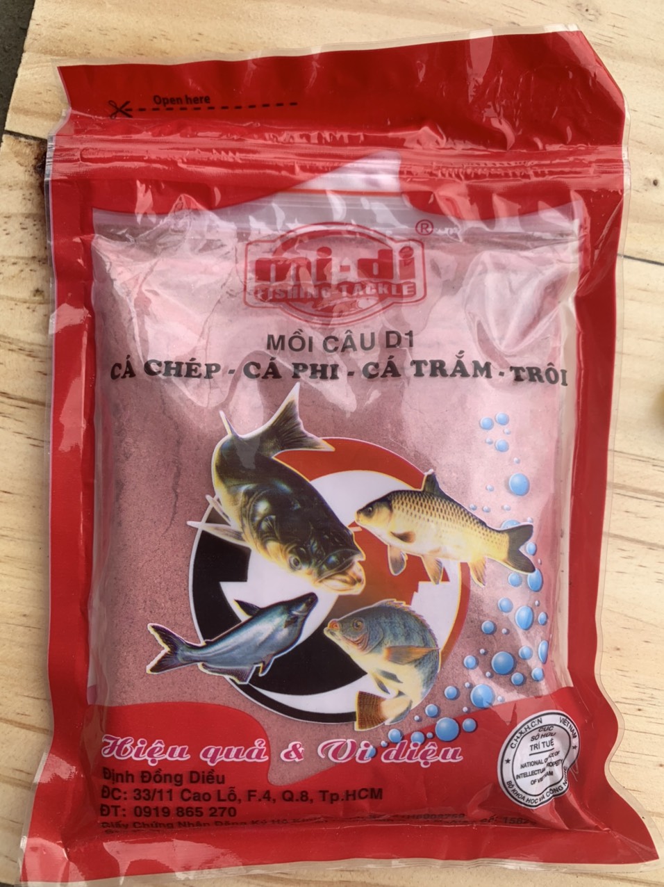 MỒI CÂU D1, D2, D3