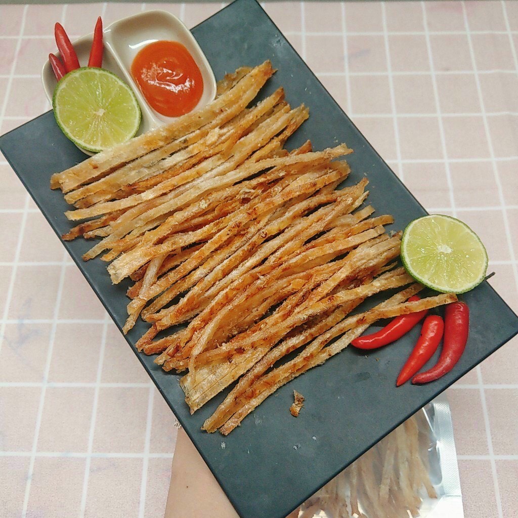500G CÁ THIỀU QUE NƯỚNG ĂN LIỀN