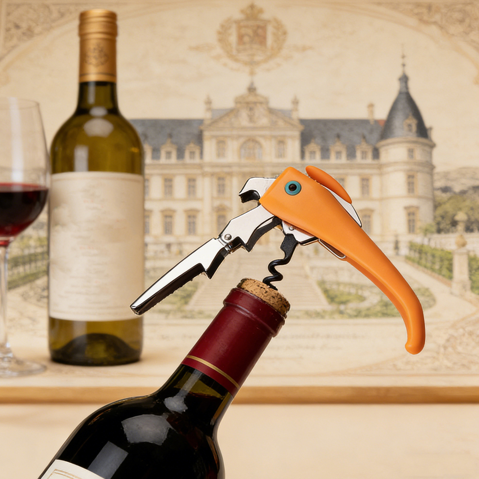 Stainless Steel Multifunctional Wine Corkscrew & Beer Bottle Opener Home Bar Kitchen Tool
_voghion.com