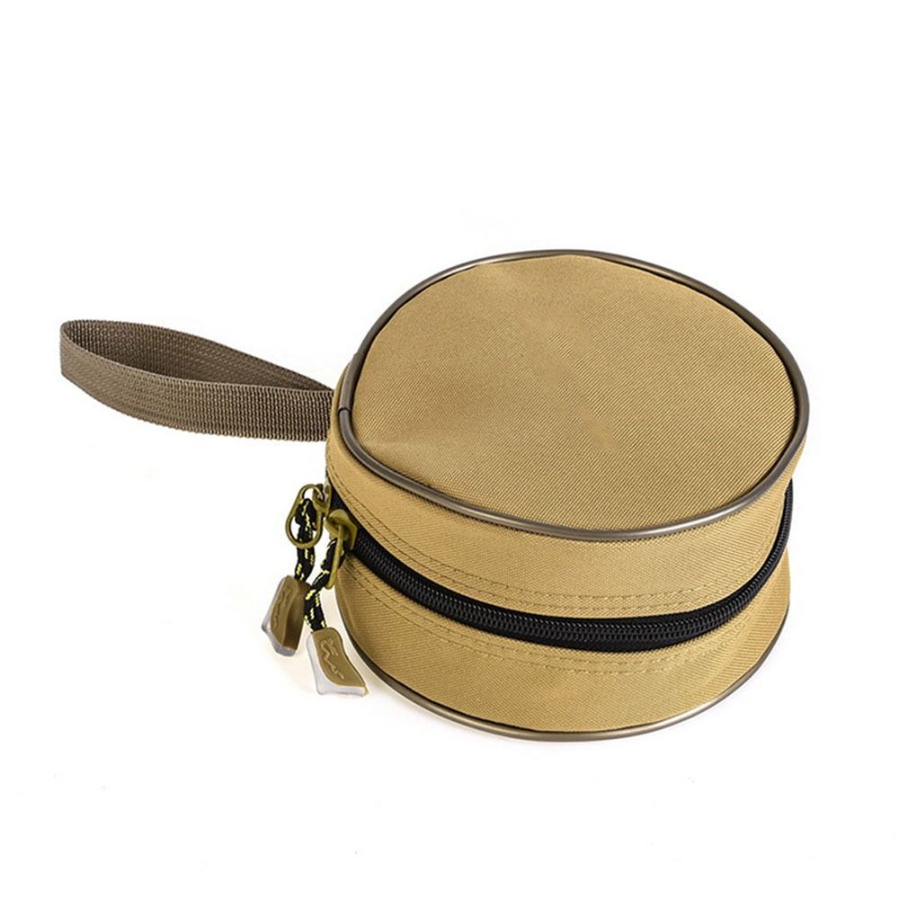 GEANAN Durable Waterproof Fly Fishing Reel Case Storage Case Fishing Reel Case Fishing Accessories Fishing Bag Fishing Reel Bag Bait Bag Protective Cover