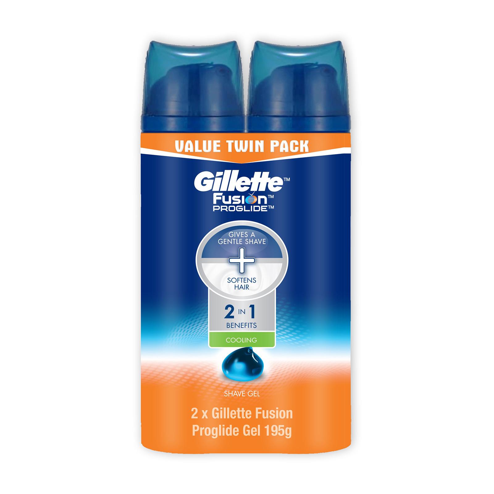 Gillette Fusion ProGlide Cooling Shave Gel (195g)