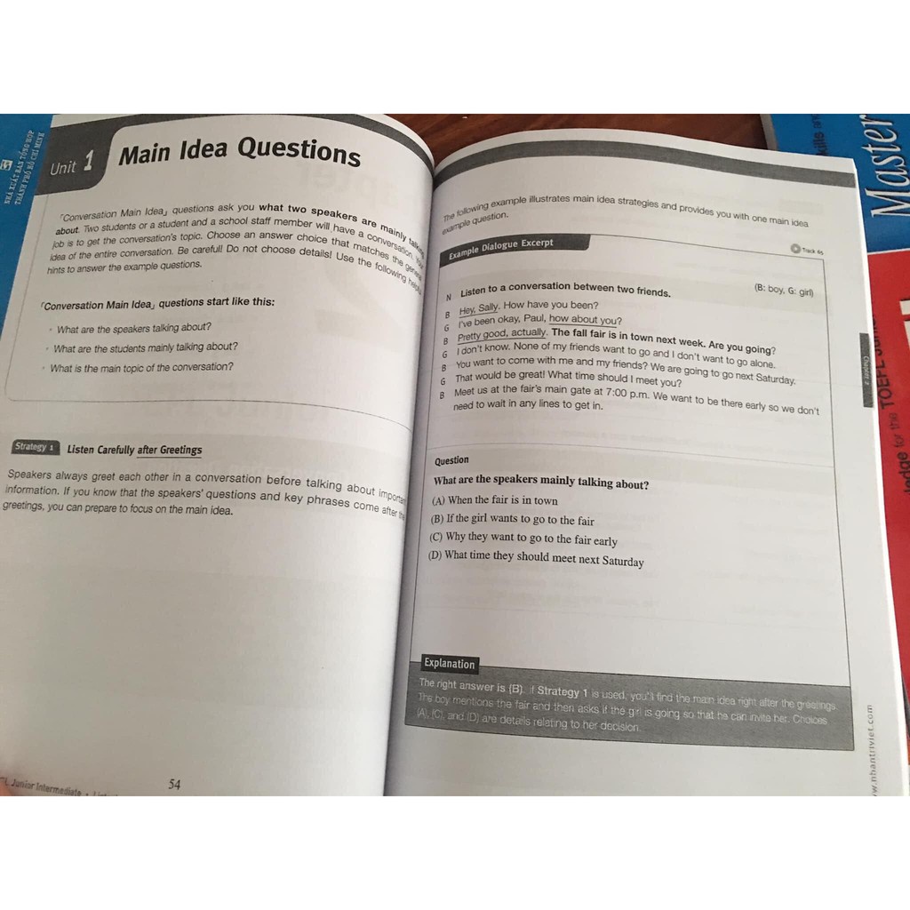 Bộ 12c - Master TOEFL Junior + File Mp3