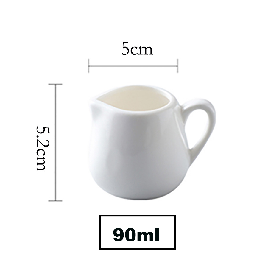 Cốc sứ đựng đường sữa dáng bầu có quai