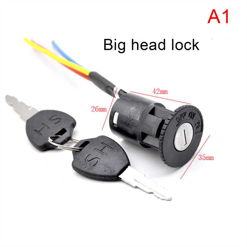 Khóa công tắc đánh lửa khóa điện Phụ tùng xe đạp di động thông dụng cho xe đạp điện