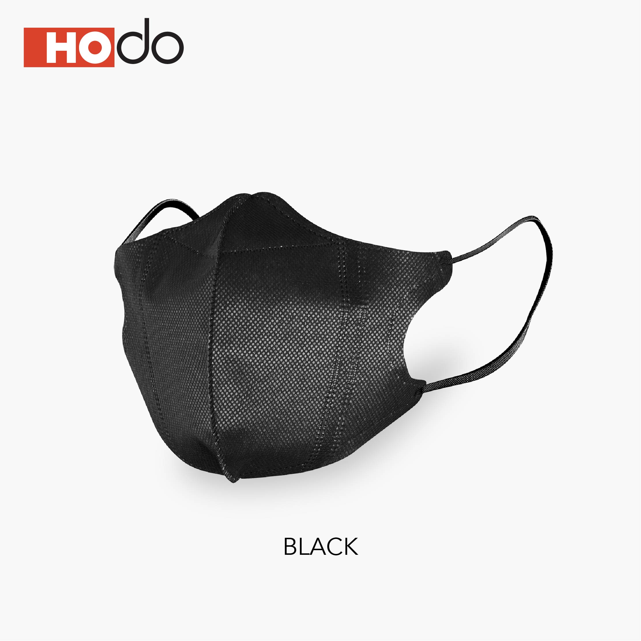 Hodo 50Pcs Adult 3D Mask 3ply Nonwoven BFE99 VFE99 PFE99 Disposable