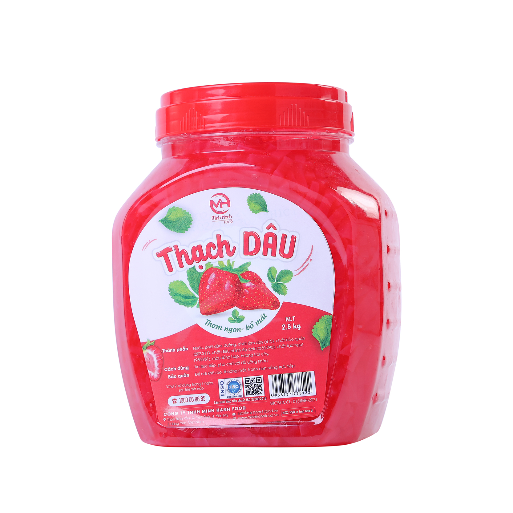 Thạch dừa Minh Hạnh hũ 2kg5