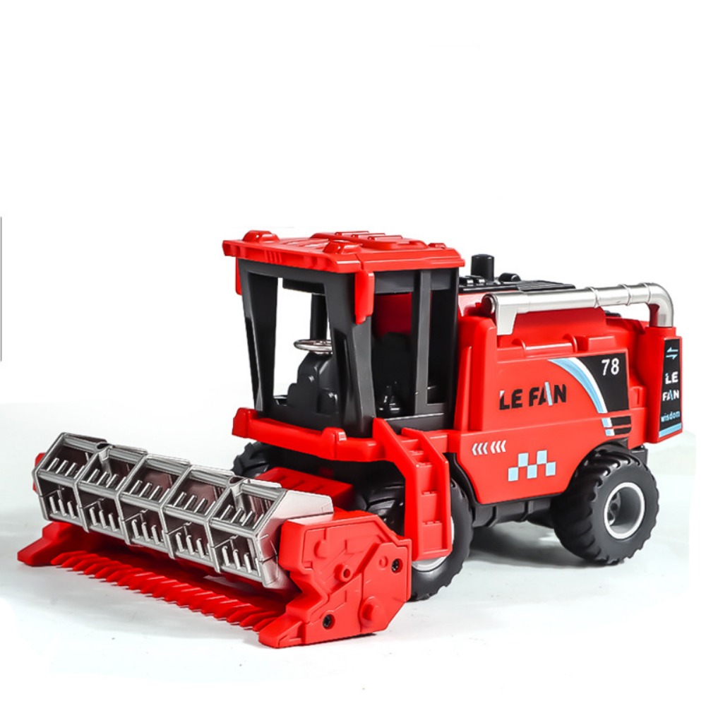 Toy Rice Harvester Funny Harvester Simulation Farm Harvester Toy Tractor Toy Crane Kids ...