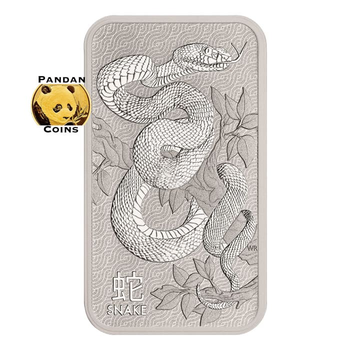 1oz Perth Mint 9999 Silver Bar Kangaroo / Lunar Dragon / Snake