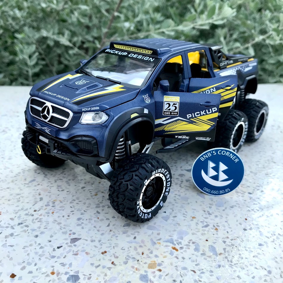 [BNB's Corner] Xe mô hình Mercedes X-Class Exy 6x6 tỷ lệ 1:28