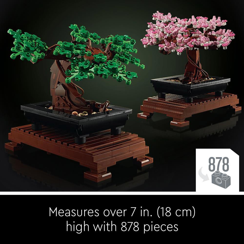 Bộ Đồ Chơi Lắp Ráp LEGO Cây Bonsai 10281 (878 Miếng)