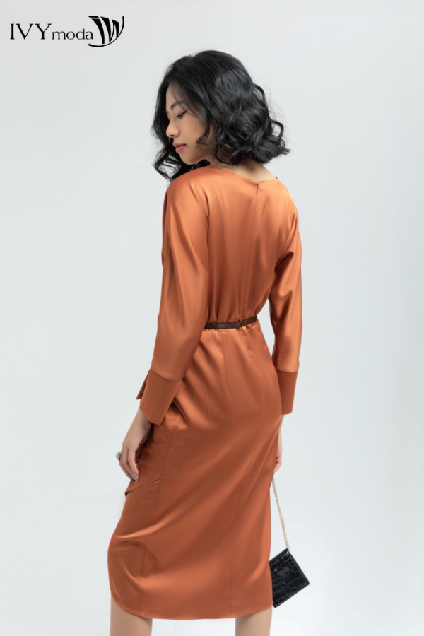 Đầm ôm tay hến ( không kèm đai ) IVY moda MS 48M5633