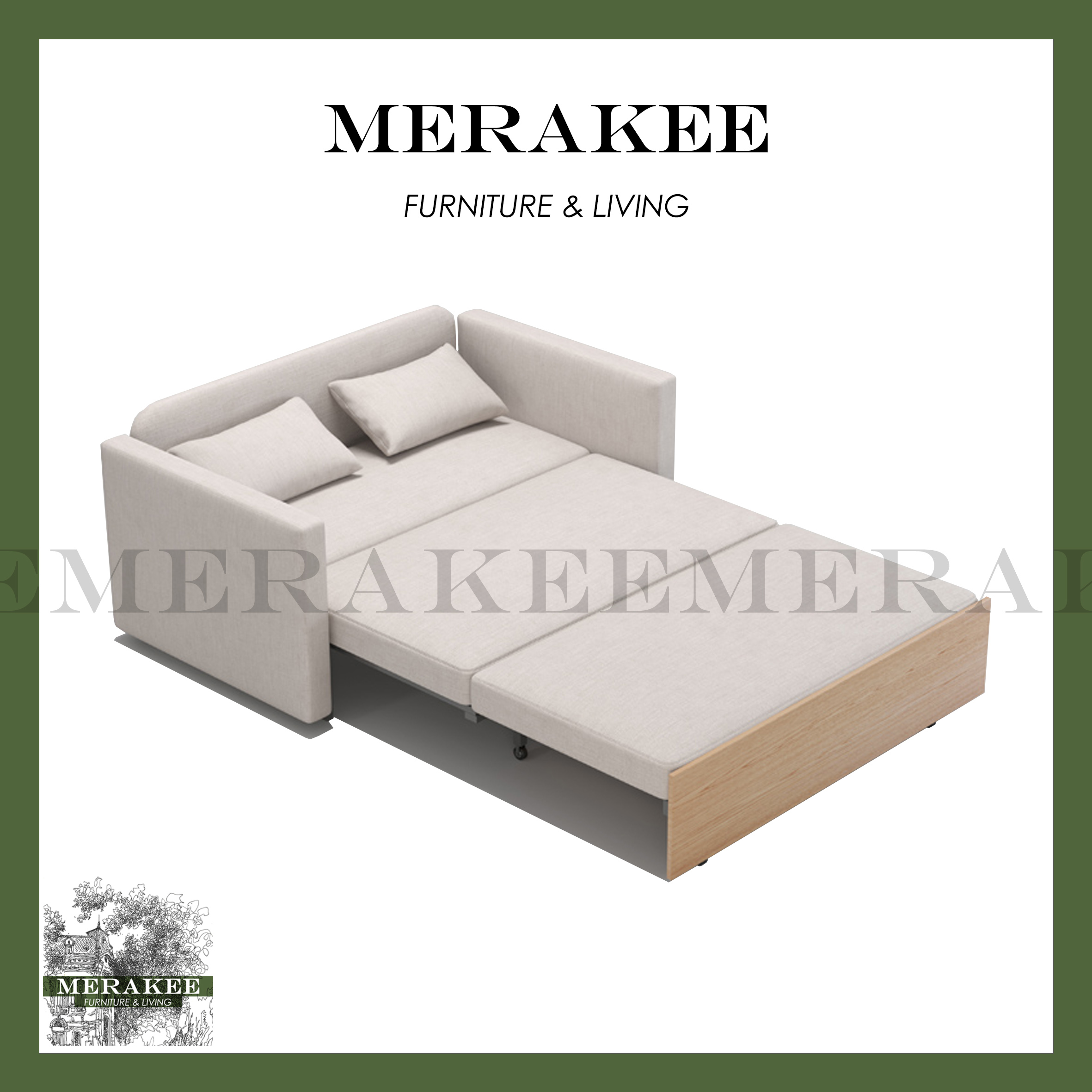 MERAKEE Multi Purpose Sofa Bed With Storage Color Solution Living Room