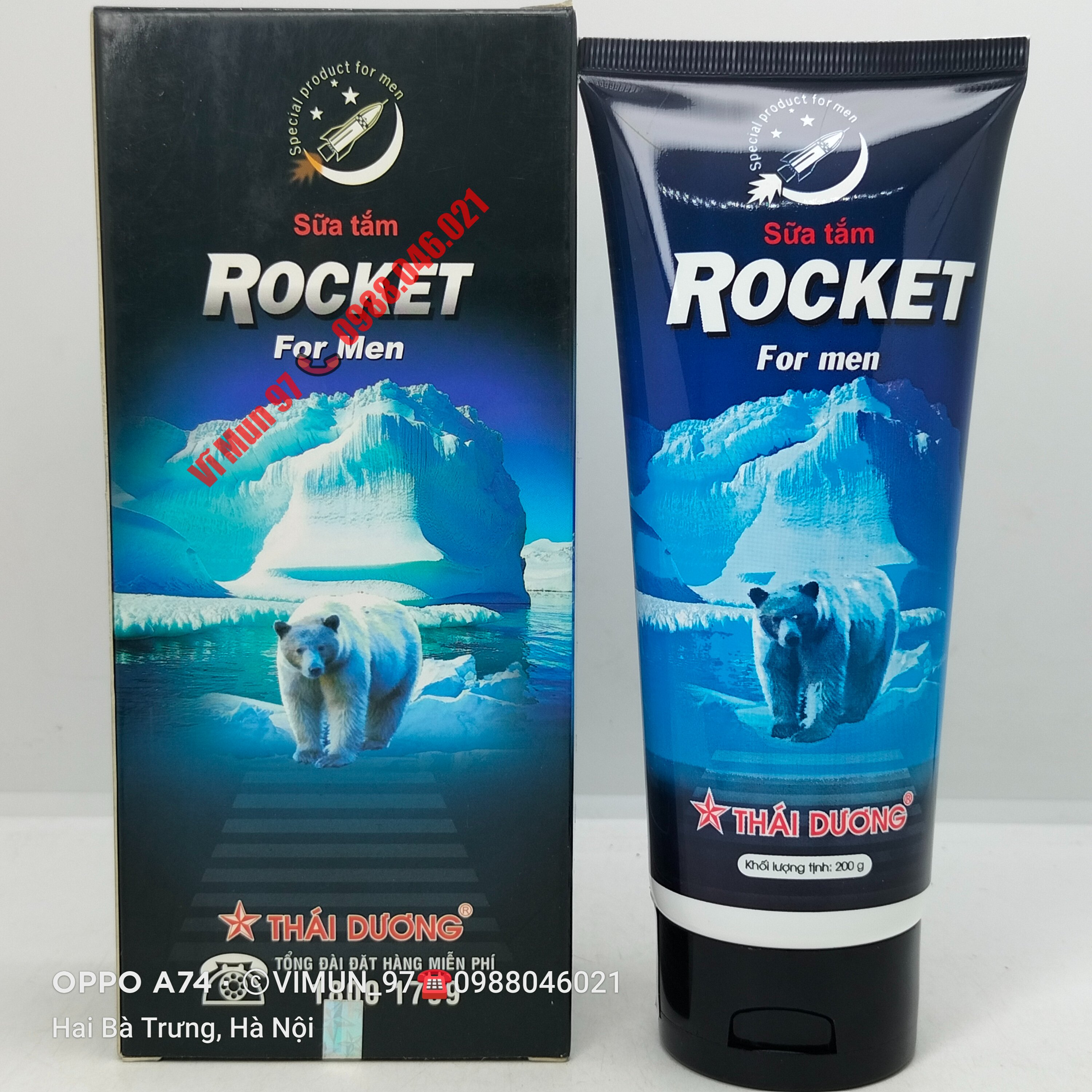 Sữa tắm Thái Dương Rocket for Men 200g
