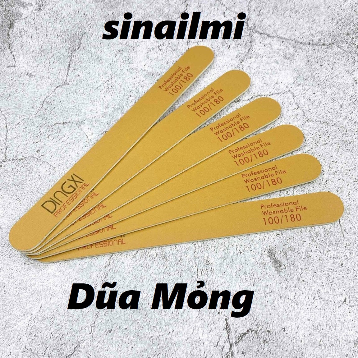 Dũa Mỏng Dingxi dũa móng tay Nail - sinailmi