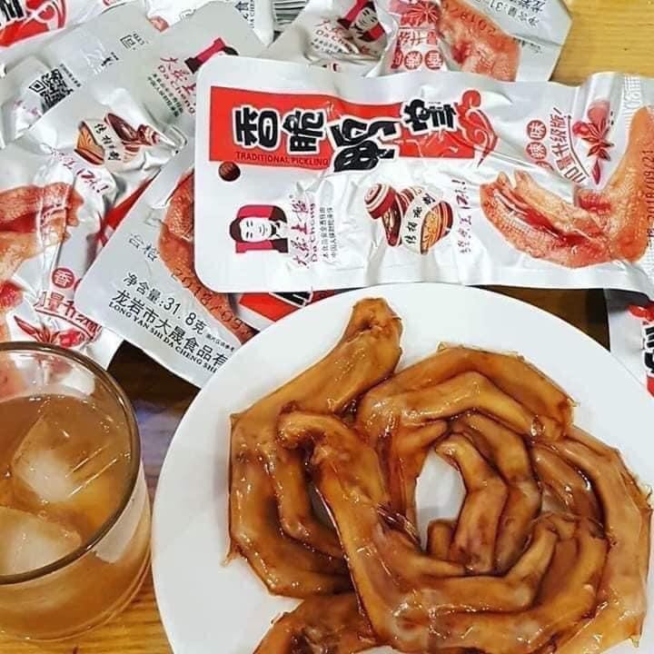 Combo 10 Chân Vịt Cay Da Cheng - Màu Đỏ cay