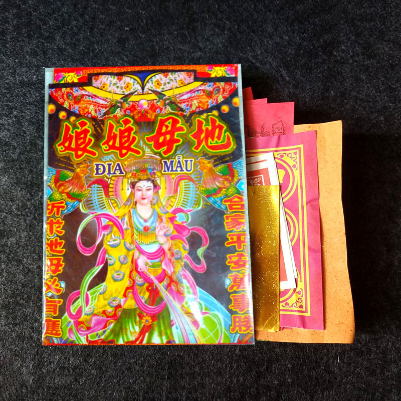 Bộ giấy tiền, vàng bạc cúng Địa Mẫu - Bộ Giấy Cúng Mẹ Địa mẫu